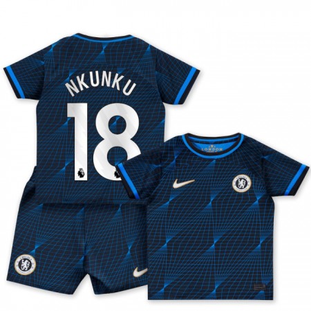 Camiseta de fútbol Chelsea Nkunku 18 Niño 2ª equipación 2023-24